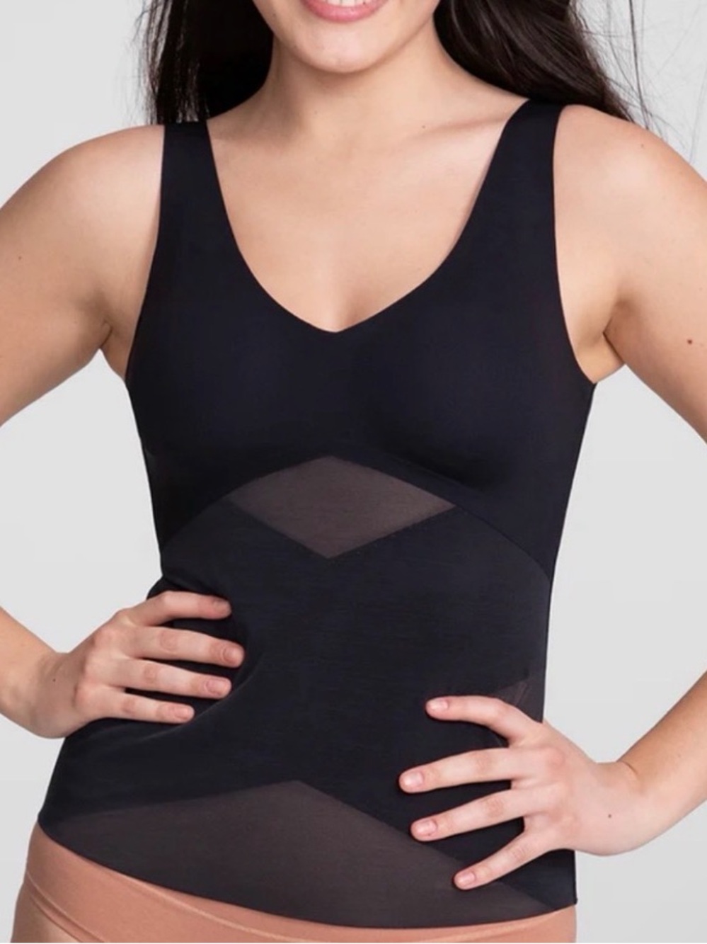 Honeylove LiftWear Cami Sz M Runway Black Shapewear NWT
